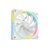 DeepCool Cooler 12cm - FL12 SE WH (3in1) (28.67dB; max.86,20 m3/h; 3x12cm, 3pin; hydro bearing, ház hűtésre, RGB, PWM)