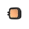 DeepCool CPU Water Cooler - LD240 (max 21dB; max. 122,39 m3/h; 2x12cm, LED kijelző, fekete)