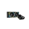 DeepCool CPU Water Cooler - LM240 (max 36.07dB; max. 112,52 m3/h; 2x12cm, LED kijelző, fekete)