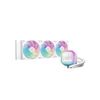 DeepCool CPU Water Cooler - LP360 WH (max 21dB; max. 122,39 m3/h; 3x12cm, LED kijelző, fehér)