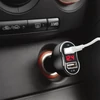 Kép 8/9 - MNC 55054BK Autós szivargyújtó adapter 2xUSB feszültségmérővel és árammérővel fekete