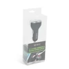 Kép 9/9 - MNC 55054BK Autós szivargyújtó adapter 2xUSB feszültségmérővel és árammérővel fekete