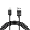 Kép 6/7 - Delight LED fénnyel iPhone Lightning 1m fekete adatkábel