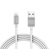 Kép 11/12 - Delight LED fénnyel iPhone Lightning 1m fehér adatkábel
