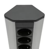 Kép 11/12 - Delight 20484 alumínium 4-es sarokelosztó + 2 USB-A port