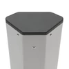 Kép 12/12 - Delight 20484 alumínium 4-es sarokelosztó + 2 USB-A port