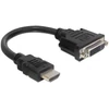 Delock 65327 HDMI apa - DVI 24+1 anya 20cm adapter