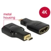 Kép 2/2 - Delock 65664 High Speed HDMI Ethernettel micro-D apa > HDMI-A anya 4K adapter