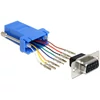 Delock 65430 Sub-D 9 Pin anya > RJ45 anya szerelő készlet adapter