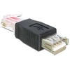Kép 3/3 - Delock 65234 USB-A anya > RJ45 apa fekete adapter