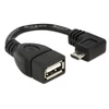 Kép 3/3 - Delock 11cm USB kábel, mikro-B, forgatott - USB2.0-A anya OTG