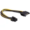 Kép 3/3 - Delock 82924 SATA 15 pin > 6 pin PCI Expressz tápkábel