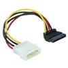 Delock SATA HDD (derékszögű) – 4 tűs apa (Molex) hálózati kábel