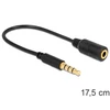 Kép 5/5 - Delock 62498 sztereó jack 3.5 mm 4 pin - sztereó dugó 3.5 mm 4 pin kábel