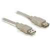 Kép 2/2 - Delock 82240 USB 2.0 A/A 3m hosszabbító kábel