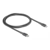 Kép 5/6 - Delock 86631 1m USB-C - Lightning iPhone/iPad/iPod kompatibilis szürke MFi adat- és töltőkábel
