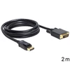 Delock Displayport - DVI 24+1 kábel, apa - apa 2,0m