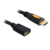 Kép 2/2 - DeLock Extension Cable High Speed HDMI with Ethernet – HDMI A male > HDMI A female 1m