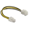 Kép 2/2 - DeLock Extension cable P4 4 pin male > P4 4 pin female 15cm
