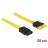 DeLock Extension cable SATA 6 Gb/s male > SATA female 50cm Yellow