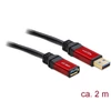Kép 6/6 - Delock 82753 USB 3.0-A apa/anya 2m hosszabbító prémium kábel