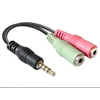 Kép 3/3 - Delock sztereó jack apa 3.5 mm > 2 x Stereo jack anya adapter, 3.5 mm
