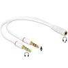 Kép 2/2 - Delock 65585 1x 3.5 mm 4 tűs sztereo jack anya > 2x 3.5 mm 3tűs sztereo jack apa (iPhone) headset adapter