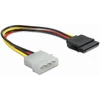Delock 4 tűs apa (Molex) to SATA HDD (egyenes) hálózati kábel
