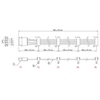 Kép 2/2 - DeLock Power Molex 4 pin plug > 4x SATA 15 pin receptacle 40cm cable