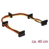 Kép 1/2 - DeLock Power SATA 15 pin plug > 4x SATA 15 pin receptacle 40 cm multicolour cable