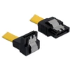 Kép 2/2 - Delock 82811 SATA 6 Gb/s lefele / egyenes csatl. (fémlappal) 50 cm összekötő kábel