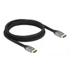 Kép 5/6 - Delock 83996 2m Ultra nagy sebességű HDMI 48Gbps 8K 60Hz szürke kábel