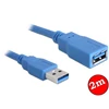 Kép 3/3 - Delock USB3.0-A (apa/anya), 2 méteres hosszabbító kábel