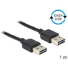 Kép 2/2 - Delock 83460 EASY-USB 2.0-A apa > apa 1 m kábel