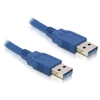 Kép 2/3 - DeLock USB3.0-A (apa/apa) kábel 1m Blue