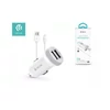 Kép 3/3 - Devia ST326905 Devia Smart dual port Lightning car charger 3,1A - autós töltő 2xUSB + Lightning kábel