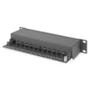 Kép 7/7 - DIGITUS CAT6 12port asztali fekete árnyékolt patch panel