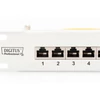 Kép 8/13 - DIGITUS CAT6 24port 19" 1U kompakt szürke árnyékolt Patch Panel