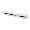Kép 13/13 - DIGITUS CAT6 24port 19" 1U kompakt szürke árnyékolt Patch Panel