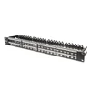 Kép 6/9 - DIGITUS 48port 19" 1U fekete moduláris üres patch panel