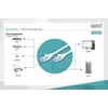 Kép 4/6 - DIGITUS CAT5e F/UTP PVC 3m árnyékolt szürke patch kábel
