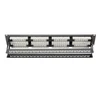 Kép 4/4 - DIGITUS CAT6 48port 19" 2U kompakt fekete árnyékolatlan Patch Panel