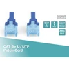 DIGITUS CAT5e U/UTP PVC 10m kék patch kábel