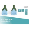 DIGITUS CAT5e U/UTP PVC 2m zöld patch kábel