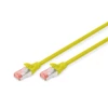 DIGITUS CAT6 S-FTP LSZH 1m sárga patch kábel