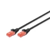 Kép 2/6 - DIGITUS CAT6 U/UTP LSZH 5m fekete patch kábel