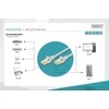 Kép 3/6 - Digitus CAT 6A S-FTP patch cord, Cu, LSZH
