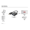 Kép 9/10 - DIGITUS HDMI-A apa -> VGA anya adapter