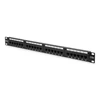Kép 2/3 - DIGITUS CAT5e 24port 19" 1U fekete árnyékolatlan Patch Panel