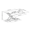 Digitus DA-90380-1 asztali Ergonomikus emelőállvány